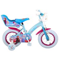 Disney Frozen 2 kinderfiets 12 inch Blauw - thumbnail
