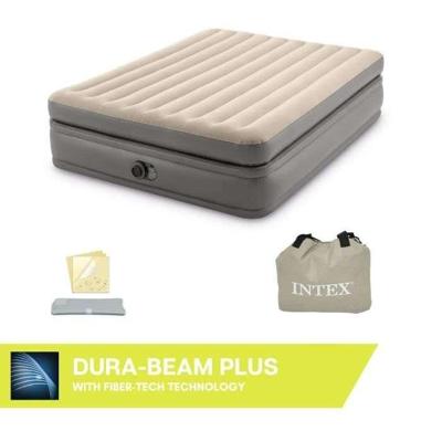 Intex 64164ND QUEEN COMFORT ELEVATED AIRBED Luchtbed (l x b x h) 203 x 152 x 51 cm Beige, Bruin