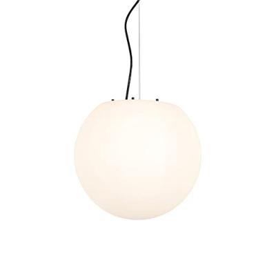 QAZQA Moderne buitenlamp wit 35 cm IP65 - Nura