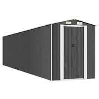 Tuinschuur 192x938x223 cm gegalvaniseerd staal antracietkleurig - thumbnail