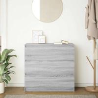 Dressoir 80x35x76 cm spaanplaat grijs sonoma - thumbnail