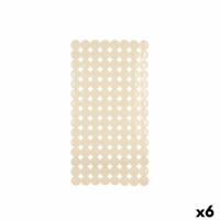 Antislipmat voor in de douche Beige PVC 68 x 36 x 1 cm (6 Stuks) - thumbnail