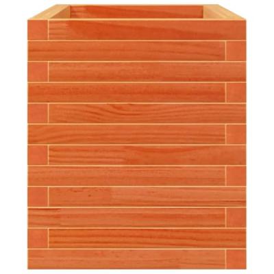 VidaXL Plantenbak 70x40x45,5 cm massief grenenhout wasbruin