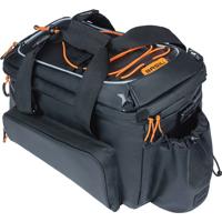 Basil miles xl bagagedragertas waterdichte zwarte tas voor elektrische fiets 36l mik-systeem - thumbnail