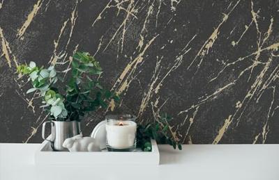 AS Creation Elements 2 - Zwart - 393362