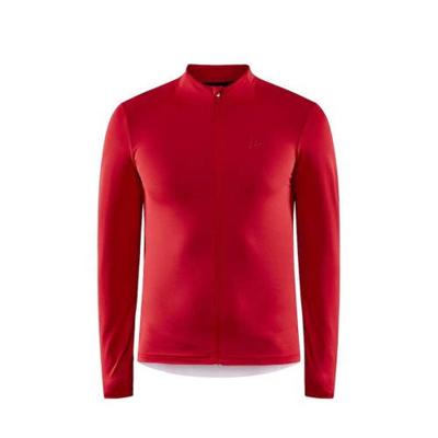 Fietsshirt - Craft Adv Essence Jersey lange mouw - L - Heren - Rood Fietsshirt - Craft Adv Essence Jersey lange mouw - L - Heren - Rood