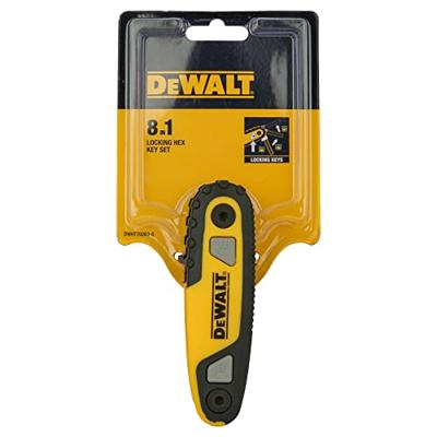 DeWALT DWHT0-70263 Vergrendelbare Stiftsleutelset Hex 8-delig