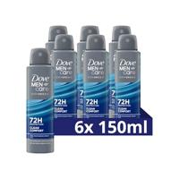Dove Men+Care Advanced AntiTranspirant Deodorant Spray Clean Comfort 6 x 150 ml bij Jumbo - thumbnail