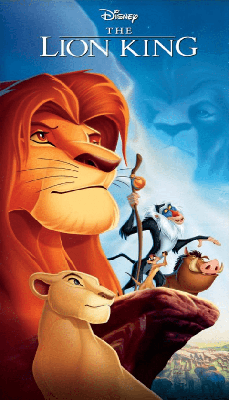 The Lion King Strandlaken Family 70 x 140 cm The Lion King Strandlaken Family 70 x 140 cm