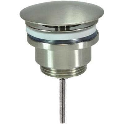 Wiesbaden Caral Open Afvoerplug 5/4" - Geborsteld Staal Design