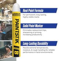 Markal Paintstik Original B Verfmarker Wit 17 mm - thumbnail