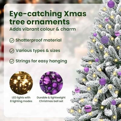 Kunstkerstboom met 150 LED Groen en Wit 150 cm PVC en Metaal