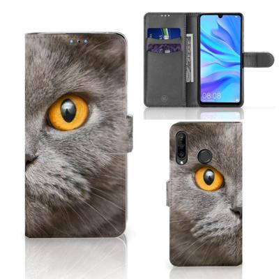 Telefoonhoesje | Met pasjeshouder | Huawei P30 Lite (2020) Britse Korthaar Telefoonhoesje | Met pasjeshouder | Huawei P30 Lite (2020) Britse Korthaar