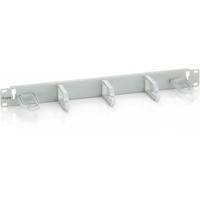 Equip 327312 19 inch cable management panel w. 5 holder, 1u light grey - thumbnail