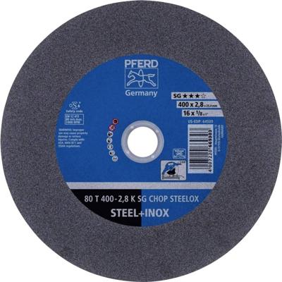 PFERD TOOLS 80 T 400-2,8 K SG CHOP STEELOX/25,4 66324091 Doorslijpschijf recht 400 mm 10 stuk(s) RVS, Getemperd staal, Staal