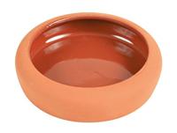 Trixie voer/ waterbak afgeronde rand keramiek - thumbnail