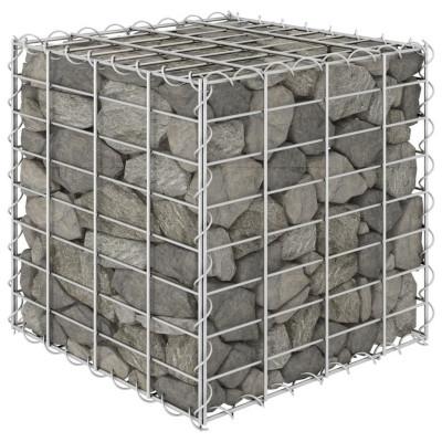 VidaXL Gabion plantenbak verhoogd kubus 40x40x40 cm staaldraad VidaXL Gabion plantenbak verhoogd kubus 40x40x40 cm staaldraad