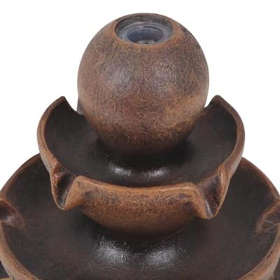 VidaXL Binnenfontein met pomp polyresin