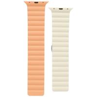 Hama Armband met magnetische sluiting 42 mm, 44 mm, 45 mm, 49 mm Oranje, Beige Watch Series 1, Watch Series 2, Watch Series 3, Watch Series 4, Watch Series 5, - thumbnail