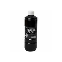 Creativ Company Textielverf - zwart, 500ml - thumbnail