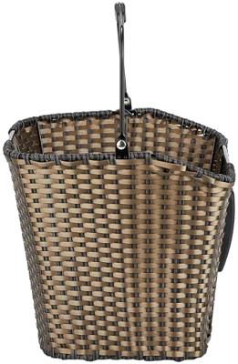 Rixen & Kaul klickfix structura plastic basket with handle - bronze