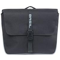 Basil Dubble fietstas forte mik 35 liter 15 x 38 x 30 cm - zwart - thumbnail