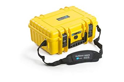 B&W outdoor.cases Draagriem Type 3000/4000/5000/6000 zwart