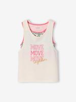 Meisjeshemdje met beha's ecru - thumbnail