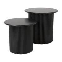 Bijzettafels Oslo - zwart - set van 2 - thumbnail