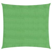 VidaXL Zonnezeil 160 g/m² 2,5x2,5 m hdpe lichtgroen - thumbnail