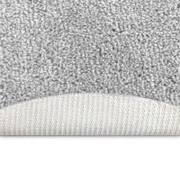 VidaXL Antislip shaggy tapijt grijs 120 x 120 cm pp - thumbnail