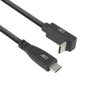 ACT USB 3.0 10Gbps 60W USB Type-C - USB Type-C (haaks verticaal)1m - thumbnail