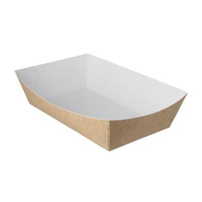 TakeAware Frietbakje a14 kraft/wit bio (400 stuks)