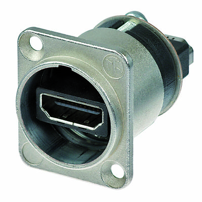 Neutrik NAHDMI-W HDMI-connector Flensbus, contacten recht Aantal polen: 19 Zilver 1 stuk(s)
