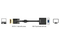 DeLOCK Adapter DVI-D 24+1 male > VGA female - thumbnail