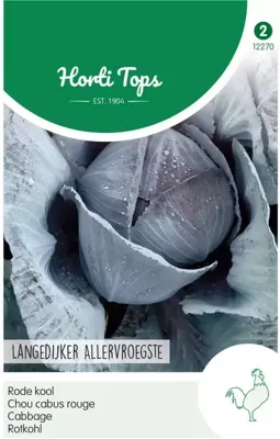 Zaden Rodekool Langerdijker Allervroegste Hortitops - Hortitops