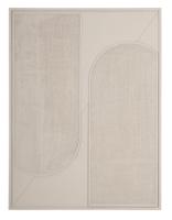 MUST Living Wanddecoratie 'Elyn' Jute, 102 x 76cm, kleur Crème - thumbnail