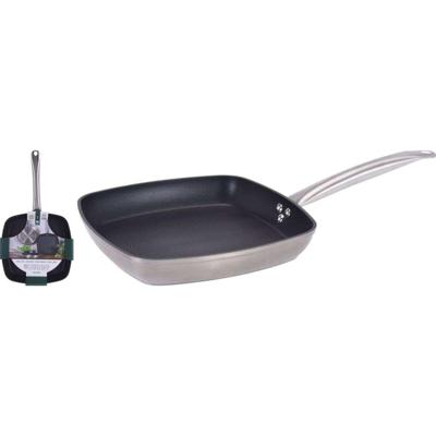 Excellent Houseware grillpan 26 cm zilver