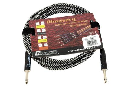 DIMAVERY Instrument Cable, 3m, bk/sil DIMAVERY Instrument Cable, 3m, bk/sil