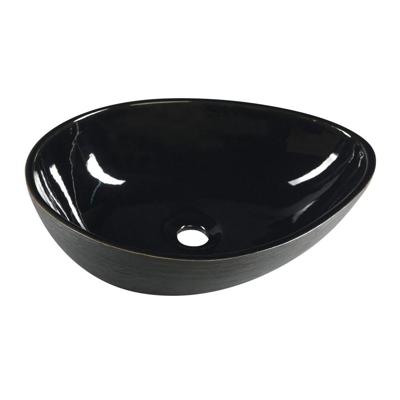 Wastafel Sapho Priori 51x38 cm Zwart Sapho Wastafel Sapho Priori 51x38 cm Zwart Sapho