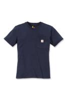 Carhartt Vrouwen Werkshirt met Borstzak Donkerblauw - thumbnail