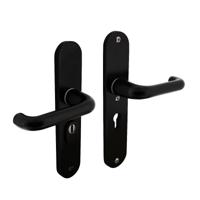 Intersteel AchterdeurbeslagAurano PC 55mm kerntrekbeveiliging aluminium zwart - 0023.379729 - thumbnail