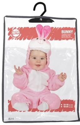 Konijn Roze Baby Jumpsuit