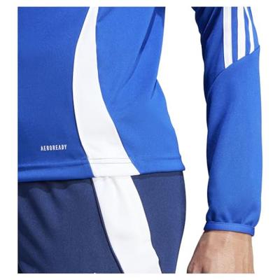 adidas Tiro 24 Trainingstrui 1/4-Zip Dames Blauw Wit adidas Tiro 24 Trainingstrui 1/4-Zip Dames Blauw Wit