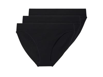 esmara Set van 3 dames onderbroeken (Zwart, L (44/46))