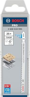 Bosch Accessoires Decoupeerzaagblad T 345 XF Progressor for Wood and Metal 25st - 2608634995