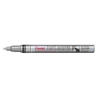 Viltstift pentel msp10 rond 1.5mm zilver Viltstift pentel msp10 rond 1.5mm zilver