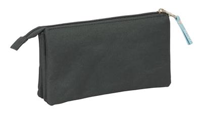 Pennenetui met 3 vakken El Pulpo Grijs 22 x 12 x 3 cm Pennenetui met 3 vakken El Pulpo Grijs 22 x 12 x 3 cm