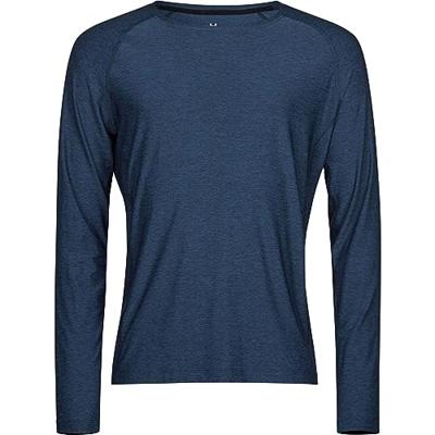Tee Jays TJ7022 Long Sleeve CoolDry Tee - Navy Melange - M