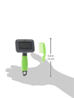 TRIXIE SLICKERBORSTEL KUNSTSTOF / METALEN PINNEN GROEN 13X7 CM 3 ST TRIXIE SLICKERBORSTEL KUNSTSTOF / METALEN PINNEN GROEN 13X7 CM 3 ST